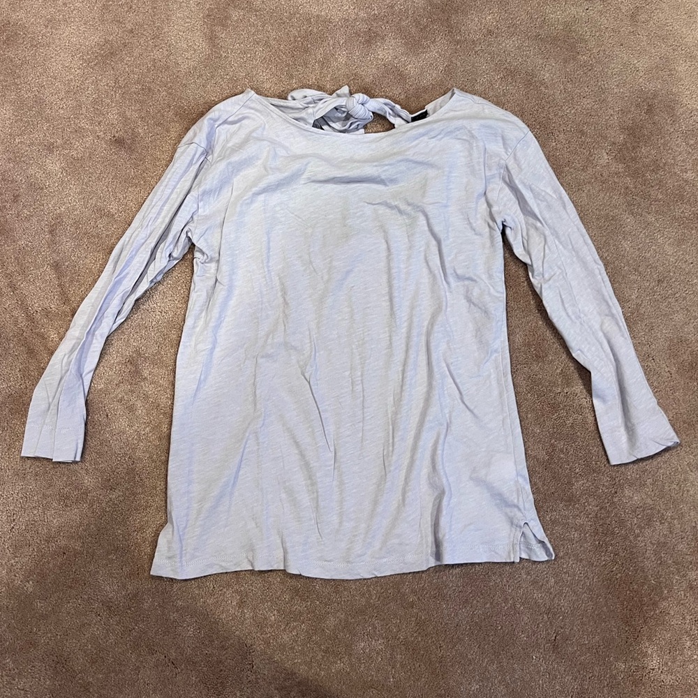 J. Crew | Tie Back Long Sleeve